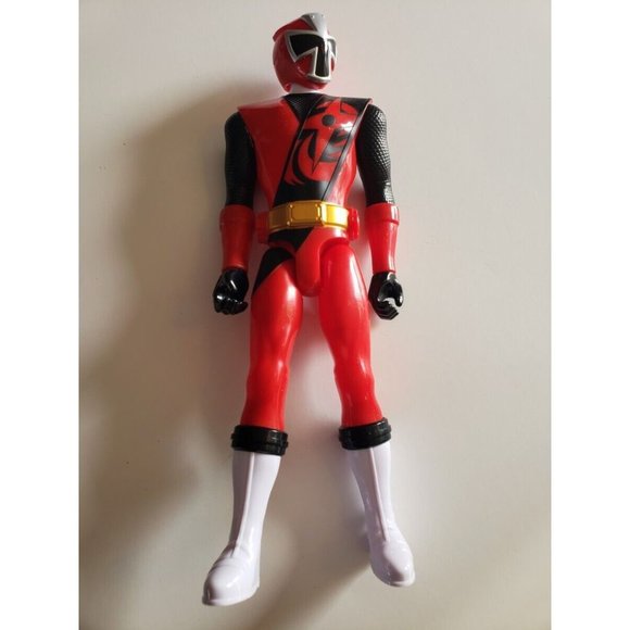 Bandai Namco Other - Power Rangers Super Ninja Steel: 12" Red Ranger - 12 inch Action Hero